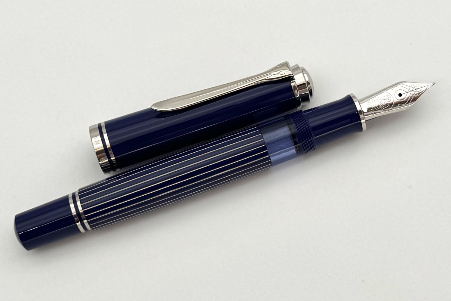 PelikanSESouveränM815MetalStripedBlueFP_E